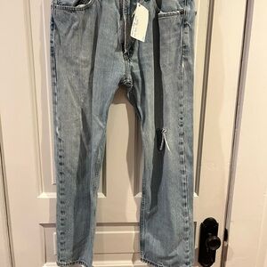 Levi's 505 Light Blue Straight Jeans